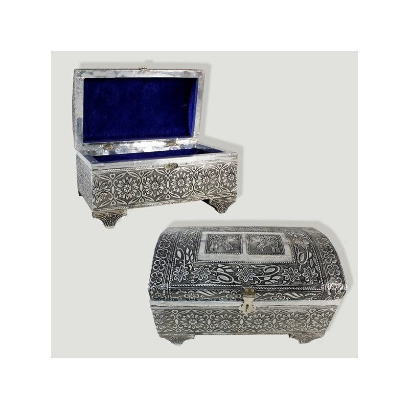 Caixa Cofre Metal da Índia