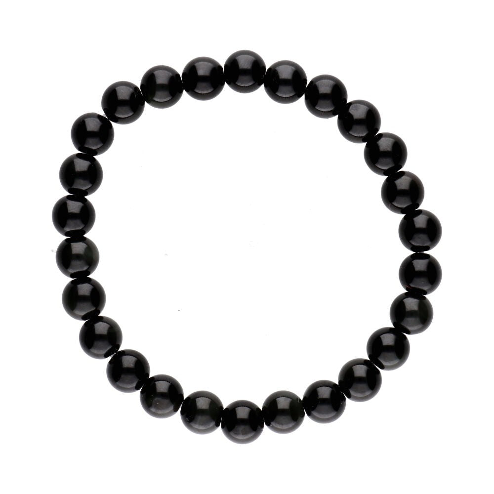 Pulseira Obsidiana 8mm