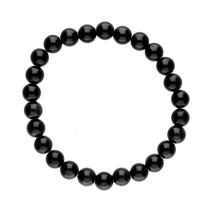 Pulseira Obsidiana 8mm