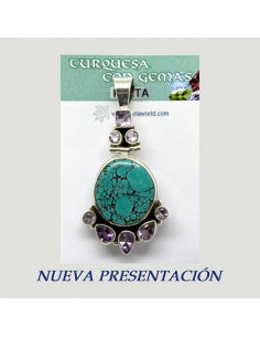 Turquesa com Ametistas