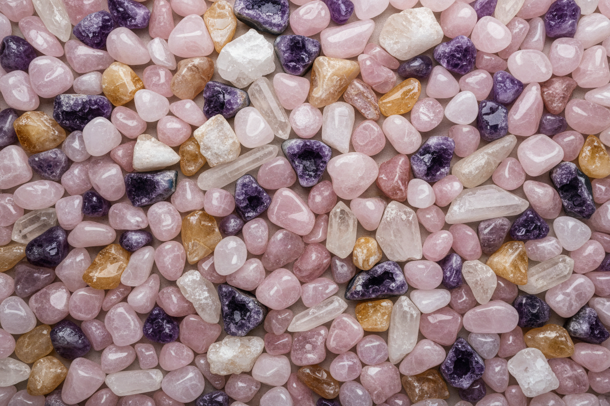 Cristais a preencher toda a imagem