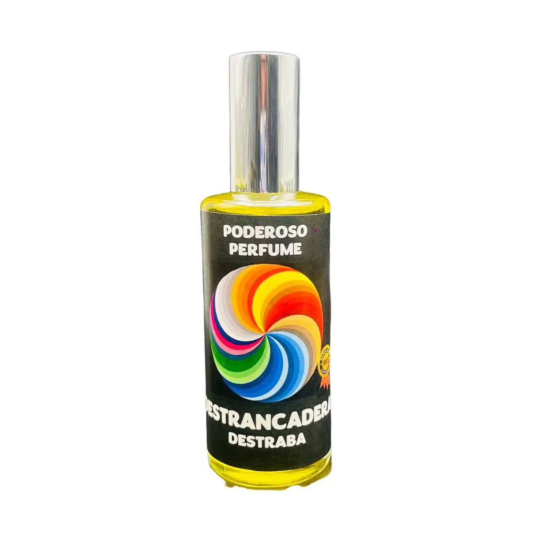 Frasco de Perfume Destrancadera ritualizado para quebra de amarras e abertura de caminhos espirituais