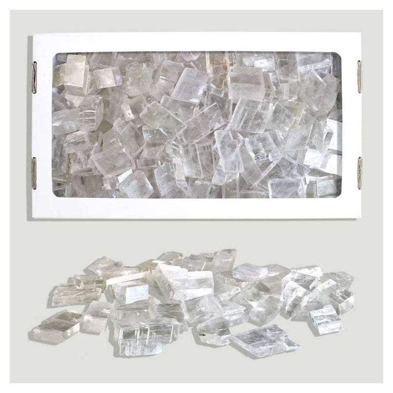 Espato da Islândia Massivo ou Calcite Óptica