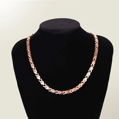 1 - Colar de Cobre Luxo com 35 Ímanes - Indisponível de  momento