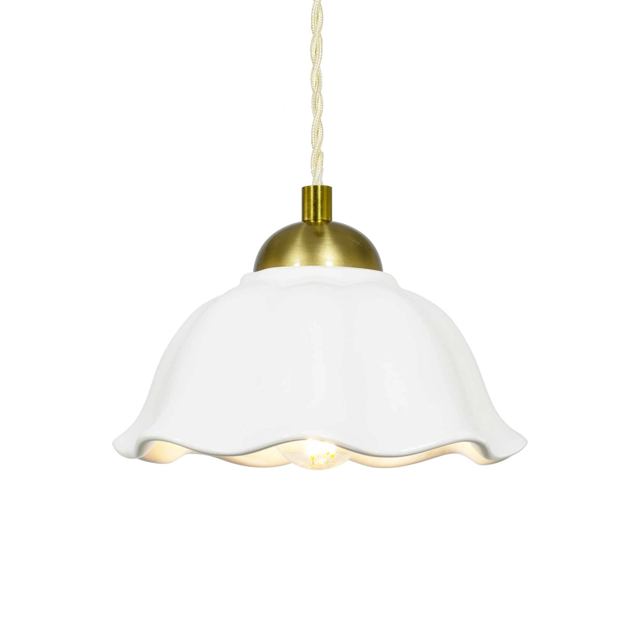 Candeeiro em cerâmica esmaltada Nanny