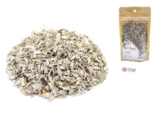 Erva Mística Salvia Branca - Flocos 50gr