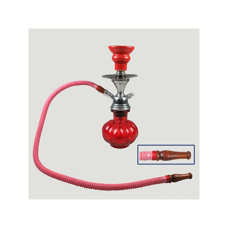 Hukka metal e cerâmica 27cms