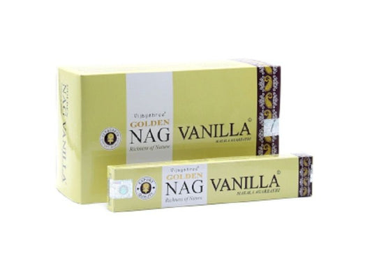 Incenso Nag Golden Baunilha