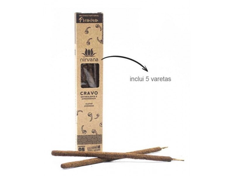 Incenso Nirvana Premium -  Cravo