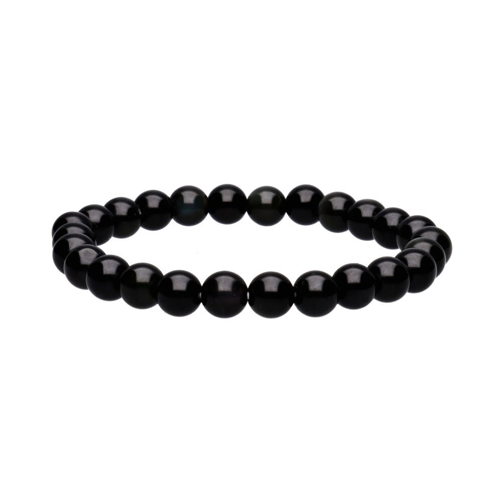 Pulseira Obsidiana 8mm