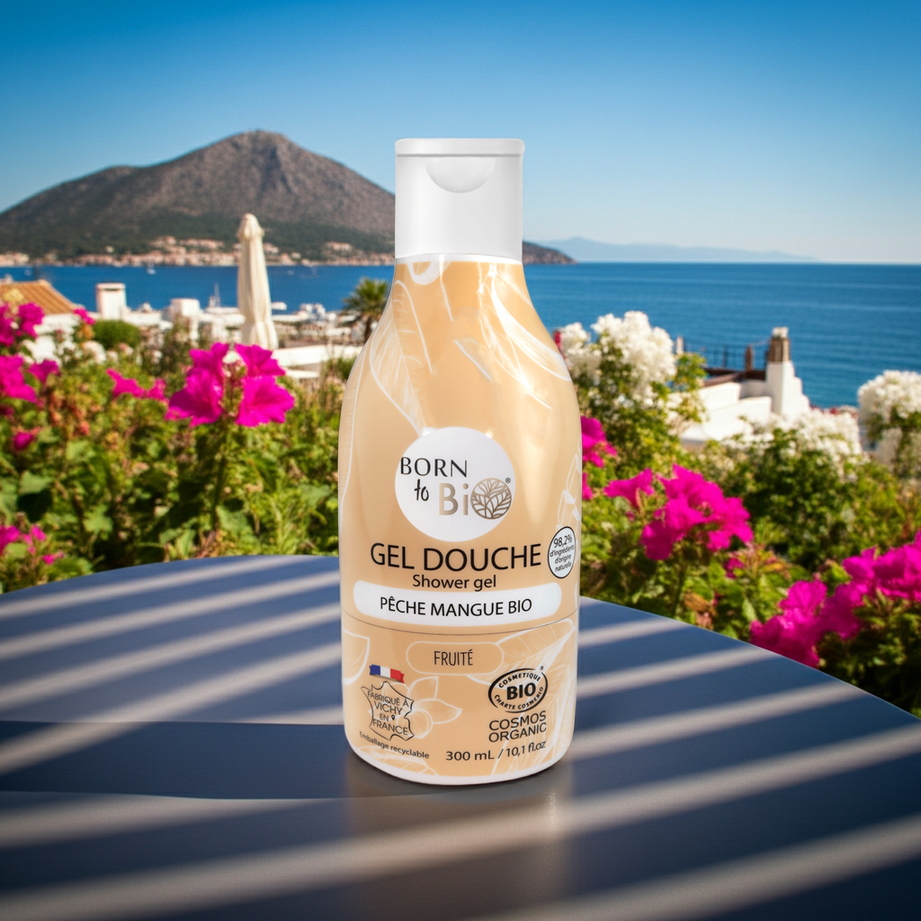 Gel de Banho Pêssego e Manga Bio - 300ml