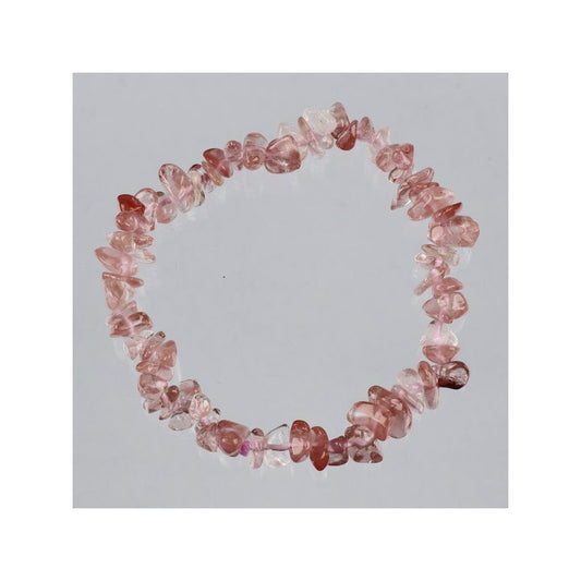 Pulseira Quartzo Morango  -  Alegria