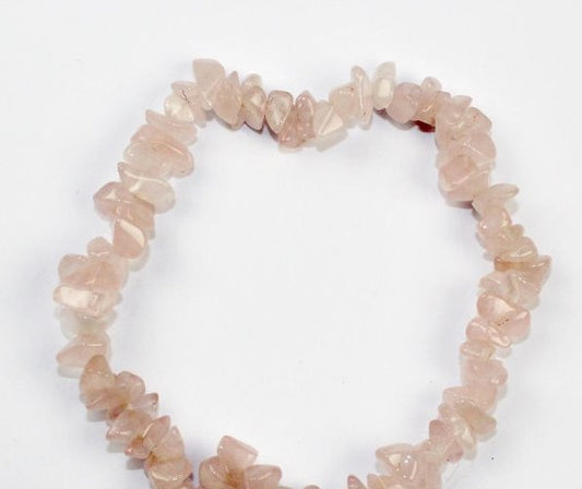 Pulseira Quartzo Rosa - Amor