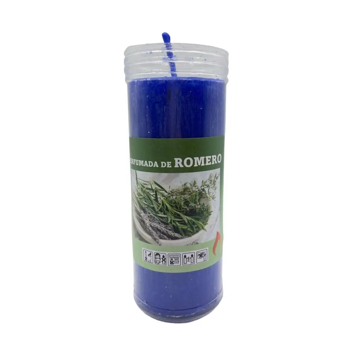 Velão aromático de alecrim romero verde para foco mental, concentração e limpeza energética de ambientes.