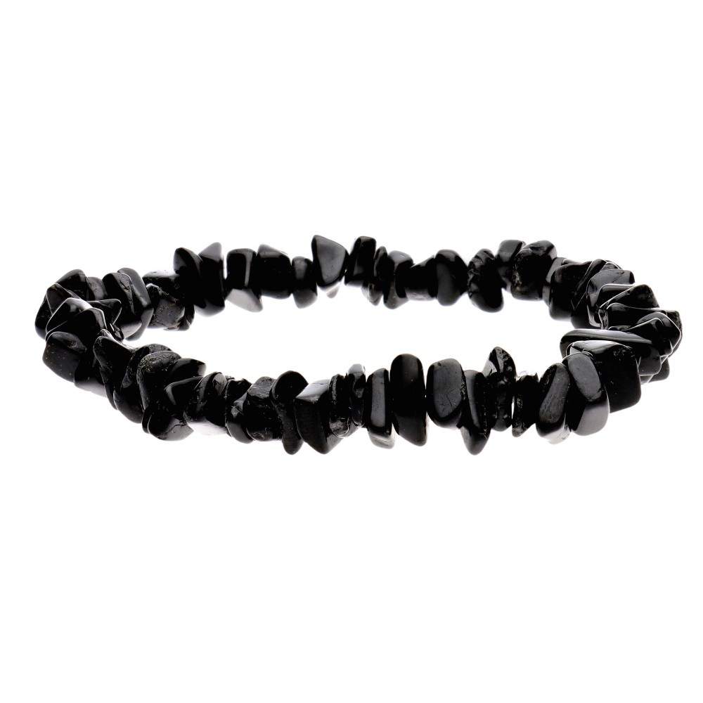Pulseira Chip de Turmalina Negra – Escudo de Proteção Suprema