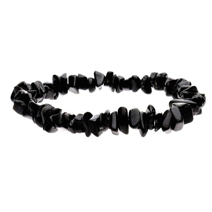 Pulseira Chip de Turmalina Negra – Escudo de Proteção Suprema