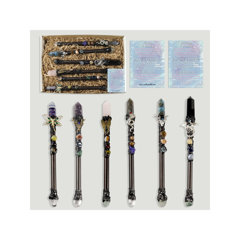 Vara de Poder com Ponta em Mineral - De 37,50€ a 45,00€